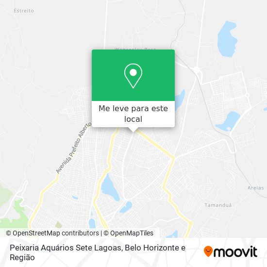 Peixaria Aquários Sete Lagoas mapa