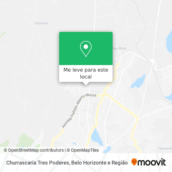 Churrascaria Tres Poderes mapa