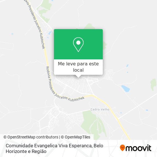 Comunidade Evangelica Viva Esperanca mapa