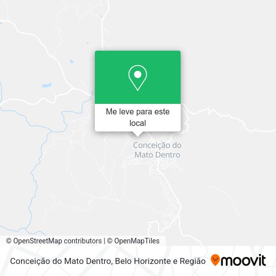 Conceição do Mato Dentro mapa