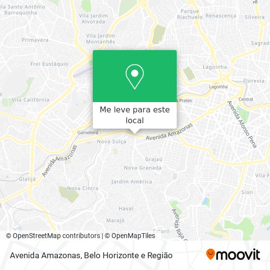Avenida Amazonas mapa
