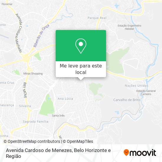 Avenida Cardoso de Menezes mapa