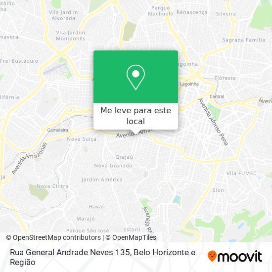 Rua General Andrade Neves 135 mapa