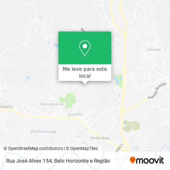 Rua José Alves 154 mapa