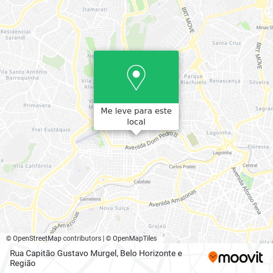 Rua Capitão Gustavo Murgel mapa