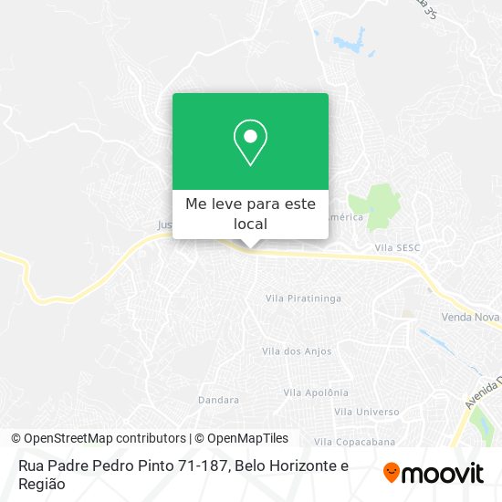 Rua Padre Pedro Pinto 71-187 mapa