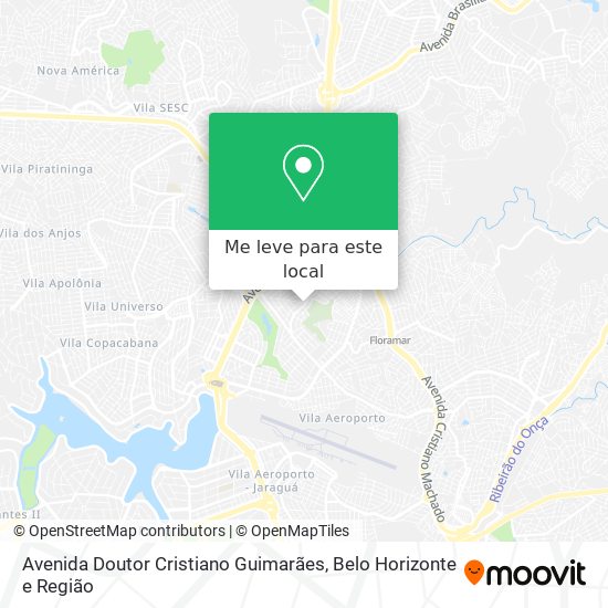 Avenida Doutor Cristiano Guimarães mapa