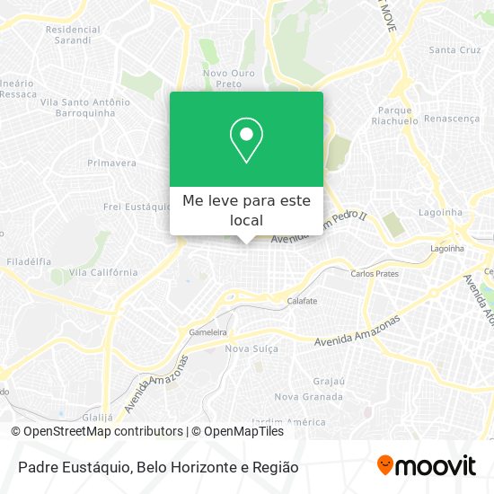 Padre Eustáquio mapa
