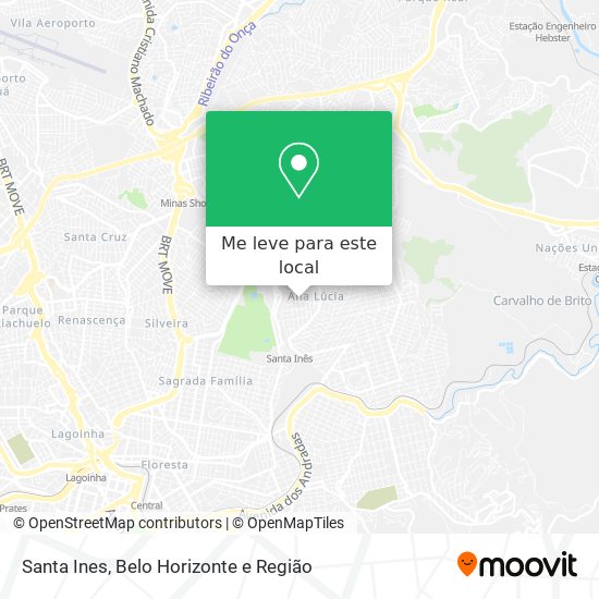 Santa Ines mapa