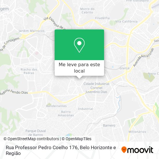 Rua Professor Pedro Coelho 176 mapa