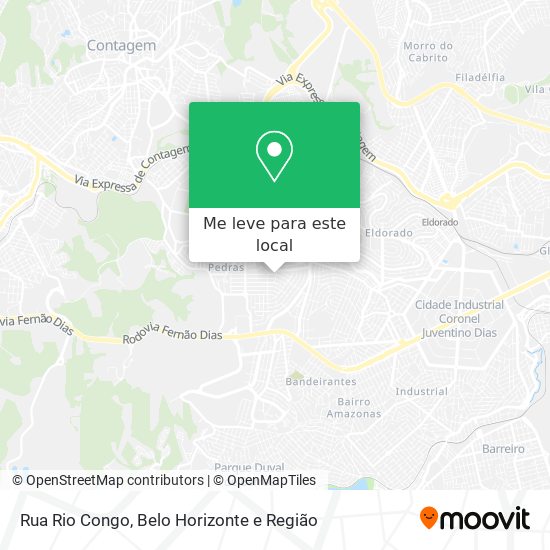 Rua Rio Congo mapa