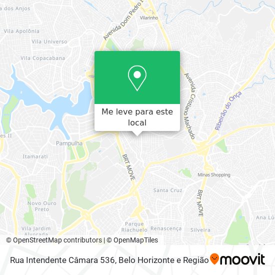 Rua Intendente Câmara 536 mapa