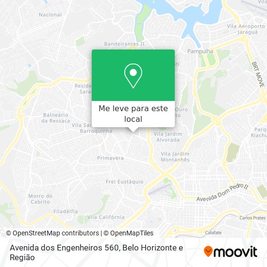Avenida dos Engenheiros 560 mapa