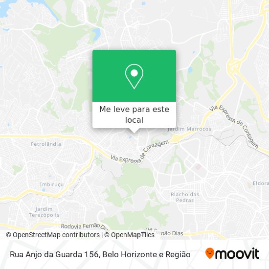 Rua Anjo da Guarda 156 mapa