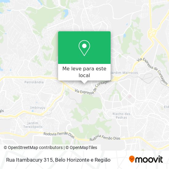Rua Itambacury 315 mapa