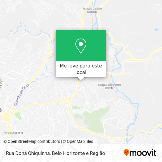 Rua Doná Chiquinha mapa