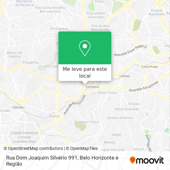 Rua Dom Joaquim Silvério 991 mapa