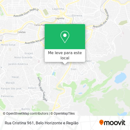 Rua Cristina 961 mapa