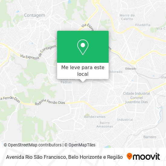 Avenida Rio São Francisco mapa