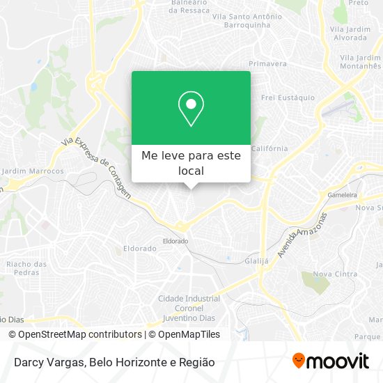 Darcy Vargas mapa