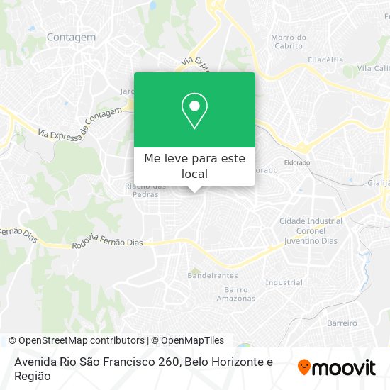 Avenida Rio São Francisco 260 mapa