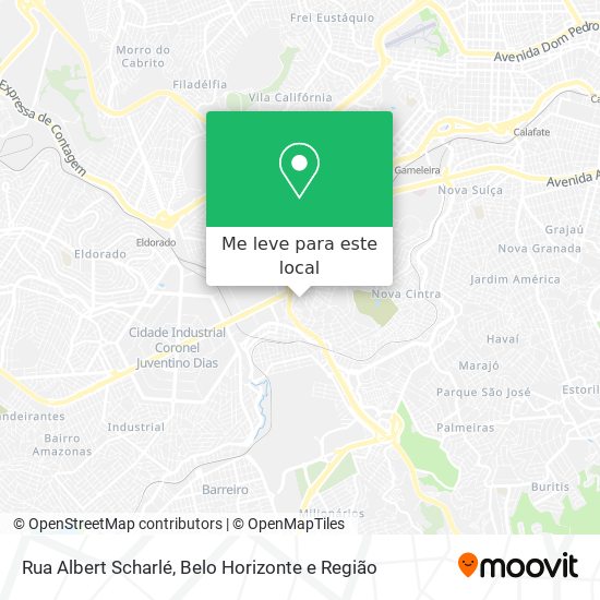 Rua Albert Scharlé mapa