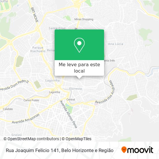 Rua Joaquim Felício 141 mapa