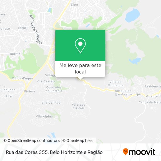 Rua das Cores 355 mapa