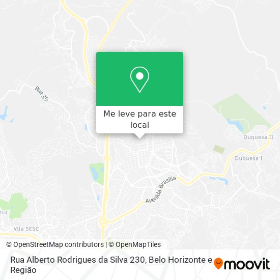 Rua Alberto Rodrigues da Silva 230 mapa