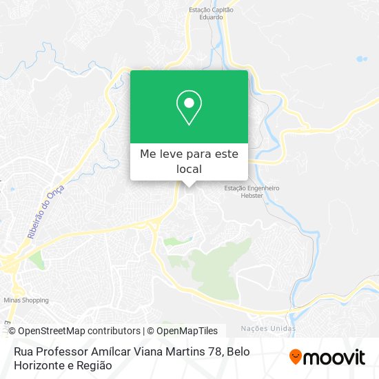 Rua Professor Amílcar Viana Martins 78 mapa