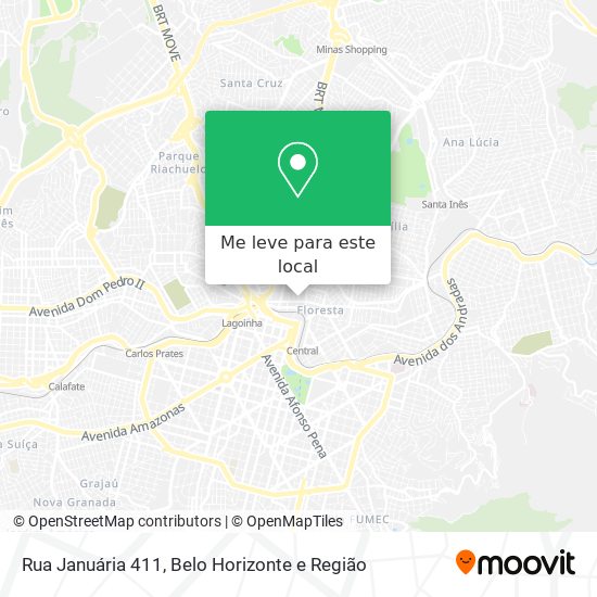 Rua Januária 411 mapa