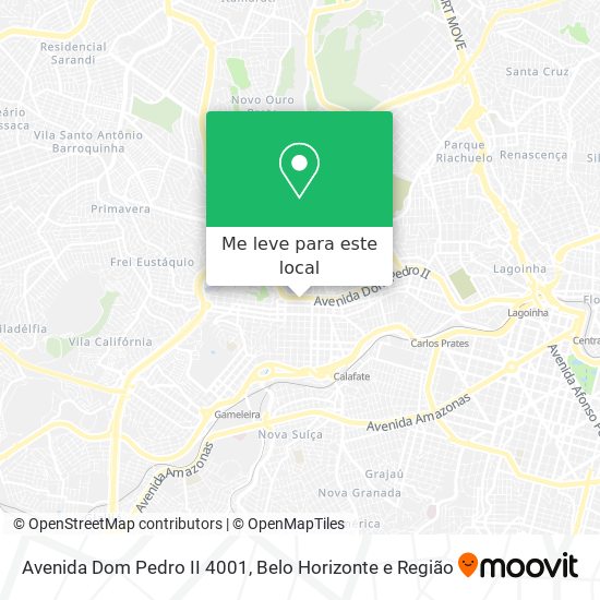 Avenida Dom Pedro II 4001 mapa