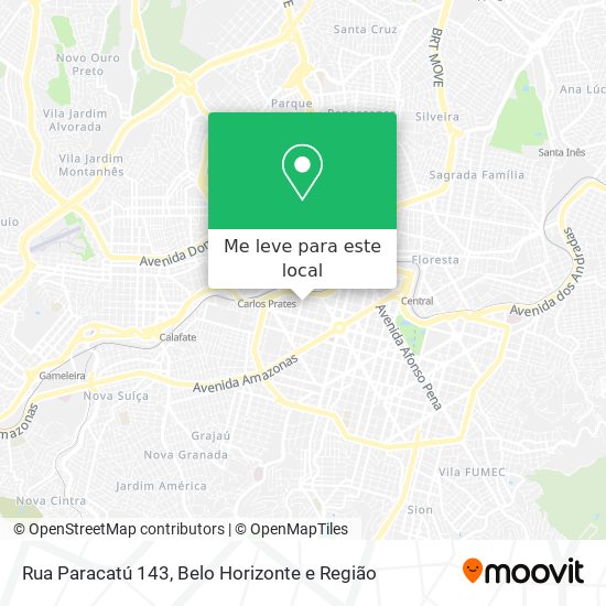 Rua Paracatú 143 mapa
