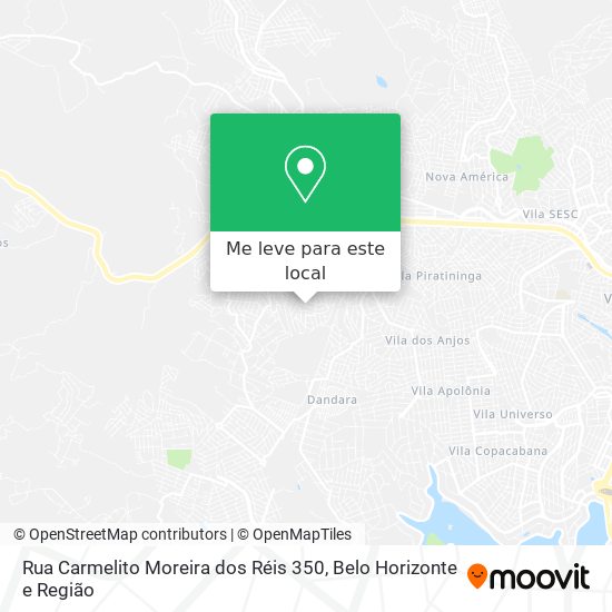 Rua Carmelito Moreira dos Réis 350 mapa