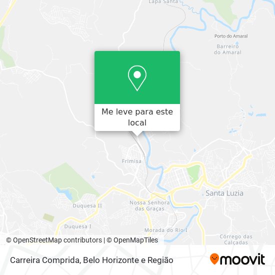 Carreira Comprida mapa
