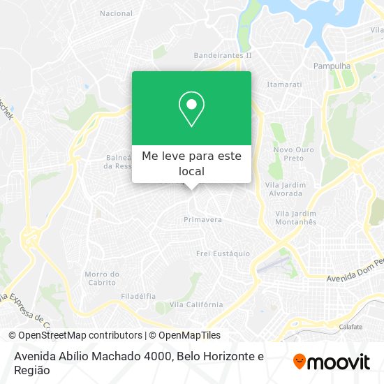 Avenida Abílio Machado 4000 mapa