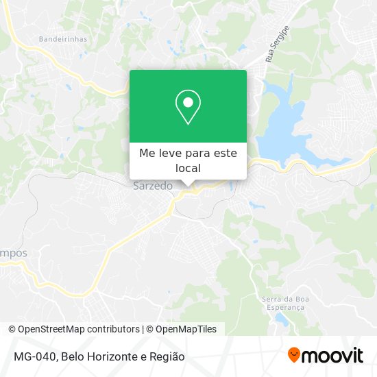 MG-040 mapa