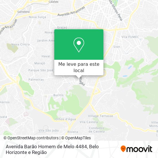 Avenida Barão Homem de Melo 4484 mapa
