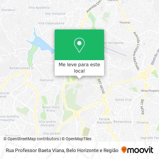 Rua Professor Baeta Viana mapa
