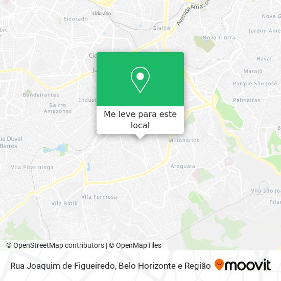 Rua Joaquim de Figueiredo mapa