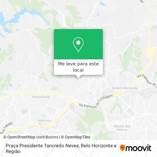 Praça Presidente Tancredo Neves mapa