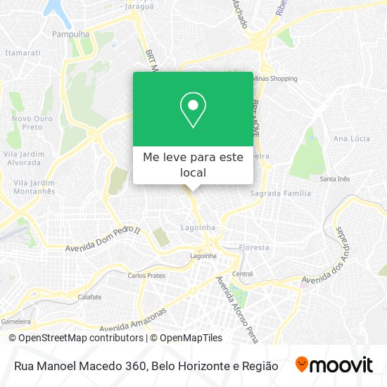 Rua Manoel Macedo 360 mapa