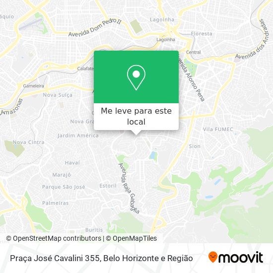 Praça José Cavalini 355 mapa