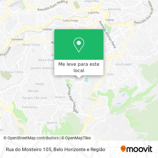 Rua do Mosteiro 105 mapa