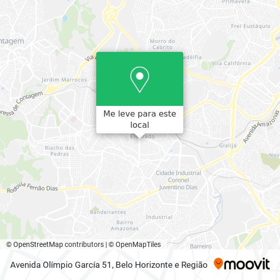 Avenida Olímpio García 51 mapa