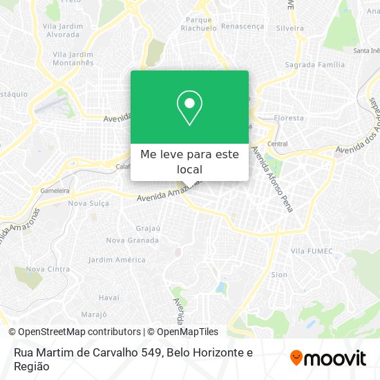 Rua Martim de Carvalho 549 mapa