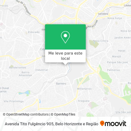 Avenida Tito Fulgêncio 905 mapa