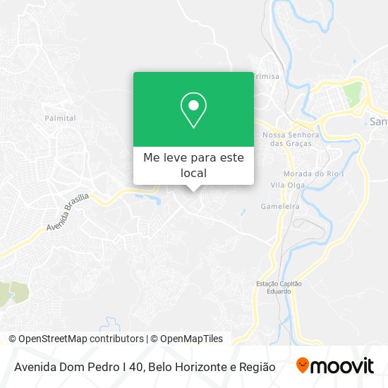 Avenida Dom Pedro I 40 mapa