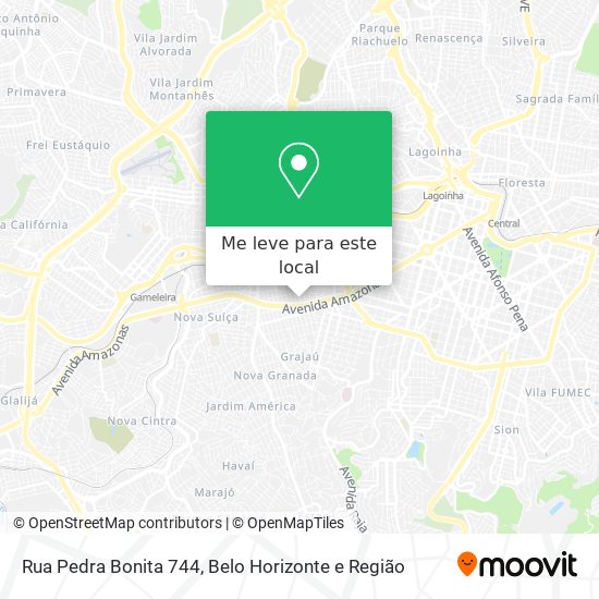 Rua Pedra Bonita 744 mapa