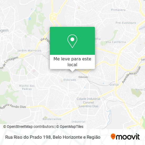 Rua Riso do Prado 198 mapa